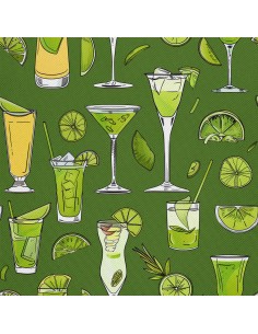 OUTDOOR DEKOSTOFFE OXFORD - Motiv Cocktail | DX8436