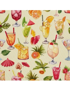 OUTDOOR DEKOSTOFFE OXFORD - Motiv Cocktail | DX8437