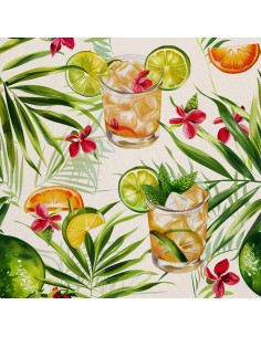 OUTDOOR DEKOSTOFFE OXFORD - Motiv Cocktail | DX8445