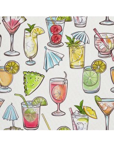 OUTDOOR DEKOSTOFFE OXFORD - Motiv Cocktail | DX8450