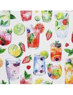 OUTDOOR DEKOSTOFFE OXFORD - Motiv Cocktail | DX8452