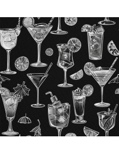 OUTDOOR DEKOSTOFFE OXFORD - Motiv Cocktail | DX8453
