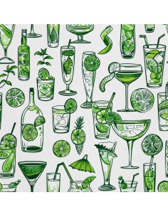 OUTDOOR DEKOSTOFFE OXFORD - Motiv Cocktail | DX8455