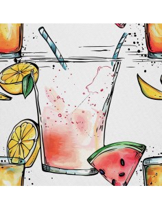 OUTDOOR DEKOSTOFFE OXFORD - Motiv Cocktail | DX8456