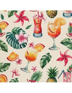 OUTDOOR DEKOSTOFFE OXFORD - Motiv Cocktail | DX8460