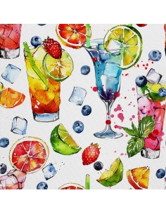 OUTDOOR DEKOSTOFFE OXFORD - Motiv Cocktail | DX8466