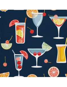 OUTDOOR DEKOSTOFFE OXFORD - Motiv Cocktail | DX8467