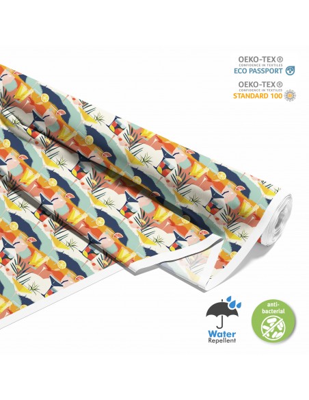 OUTDOOR DEKOSTOFFE OXFORD - Motiv Cocktail | DX8468