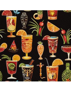 OUTDOOR DEKOSTOFFE OXFORD - Motiv Cocktail | DX8471