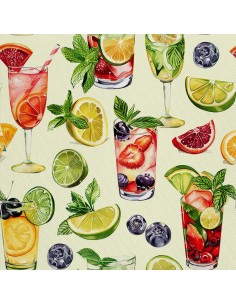 OUTDOOR DEKOSTOFFE OXFORD - Motiv Cocktail | DX8472