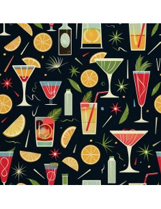 OUTDOOR DEKOSTOFFE OXFORD - Motiv Cocktail | DX8475