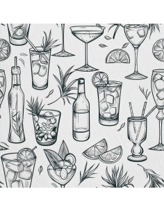 OUTDOOR DEKOSTOFFE OXFORD - Motiv Cocktail | DX8476