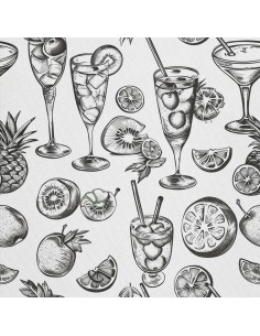 OUTDOOR DEKOSTOFFE OXFORD - Motiv Cocktail | DX8482