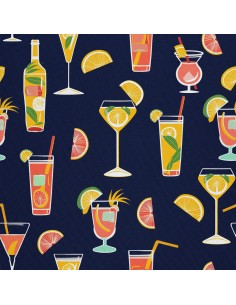 OUTDOOR DEKOSTOFFE OXFORD - Motiv Cocktail | DX8484