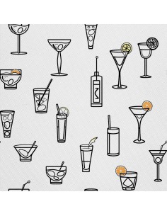 OUTDOOR DEKOSTOFFE OXFORD - Motiv Cocktail | DX8486