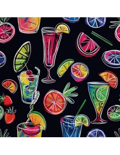 OUTDOOR DEKOSTOFFE OXFORD - Motiv Cocktail | DX8489