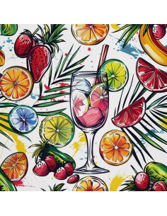 OUTDOOR DEKOSTOFFE OXFORD - Motiv Cocktail | DX8491