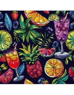 OUTDOOR DEKOSTOFFE OXFORD - Motiv Cocktail | DX8492