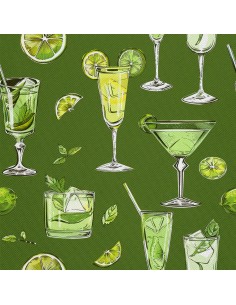 OUTDOOR DEKOSTOFFE OXFORD - Motiv Cocktail | DX8497