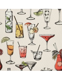 OUTDOOR DEKOSTOFFE OXFORD - Motiv Cocktail | DX8500