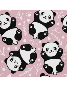 OUTDOOR DEKOSTOFFE OXFORD - Motiv Panda 2 I DX513