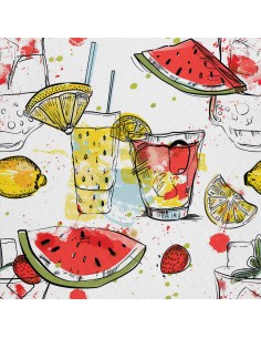 OUTDOOR DEKOSTOFFE OXFORD - Motiv Cocktail | DX8521