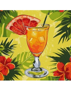 OUTDOOR DEKOSTOFFE OXFORD - Motiv Cocktail | DX8523