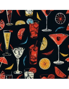 OUTDOOR DEKOSTOFFE OXFORD - Motiv Cocktail | DX8531