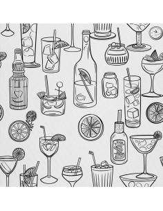 OUTDOOR DEKOSTOFFE OXFORD - Motiv Cocktail | DX8535