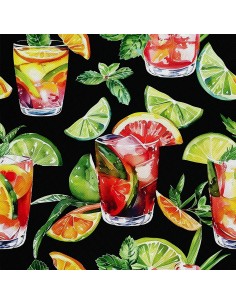 OUTDOOR DEKOSTOFFE OXFORD - Motiv Cocktail | DX8540