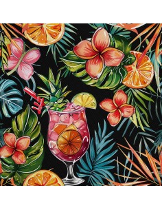 OUTDOOR DEKOSTOFFE OXFORD - Motiv Cocktail | DX8542