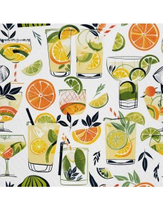 OUTDOOR DEKOSTOFFE OXFORD - Motiv Cocktail | DX8549