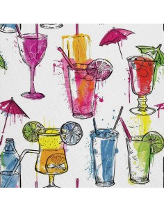 OUTDOOR DEKOSTOFFE OXFORD - Motiv Cocktail | DX8554