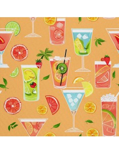 OUTDOOR DEKOSTOFFE OXFORD - Motiv Cocktail | DX8558