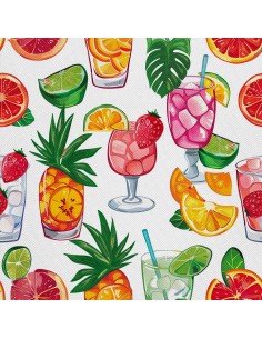 OUTDOOR DEKOSTOFFE OXFORD - Motiv Cocktail | DX8565