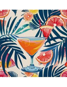 OUTDOOR DEKOSTOFFE OXFORD - Motiv Cocktail | DX8566