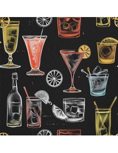 OUTDOOR DEKOSTOFFE OXFORD - Motiv Cocktail | DX8580