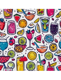 OUTDOOR DEKOSTOFFE OXFORD - Motiv Cocktail | DX8581