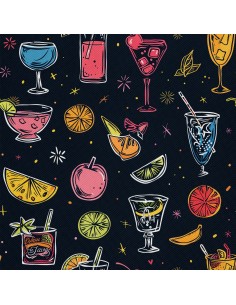 OUTDOOR DEKOSTOFFE OXFORD - Motiv Cocktail | DX8582