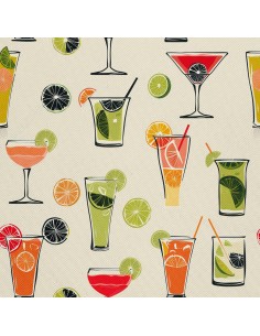 OUTDOOR DEKOSTOFFE OXFORD - Motiv Cocktail | DX8585