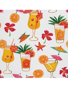 OUTDOOR DEKOSTOFFE OXFORD - Motiv Cocktail | DX8587