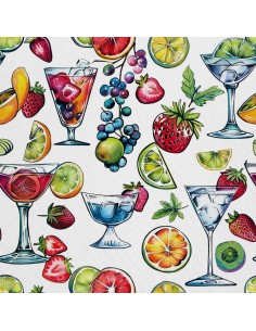 OUTDOOR DEKOSTOFFE OXFORD - Motiv Cocktail | DX8588