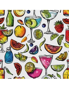 OUTDOOR DEKOSTOFFE OXFORD - Motiv Cocktail | DX8593
