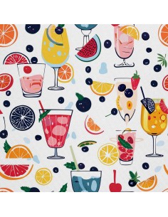 OUTDOOR DEKOSTOFFE OXFORD - Motiv Cocktail | DX8603