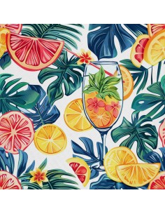 OUTDOOR DEKOSTOFFE OXFORD - Motiv Cocktail | DX8605