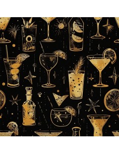 OUTDOOR DEKOSTOFFE OXFORD - Motiv Cocktail | DX8606