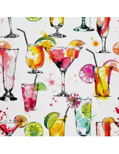 OUTDOOR DEKOSTOFFE OXFORD - Motiv Cocktail | DX8608