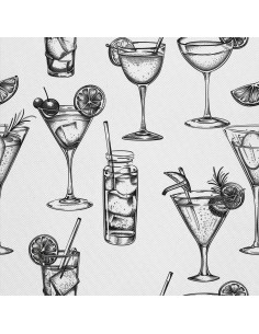 OUTDOOR DEKOSTOFFE OXFORD - Motiv Cocktail | DX8612