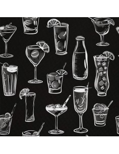 OUTDOOR DEKOSTOFFE OXFORD - Motiv Cocktail | DX8613