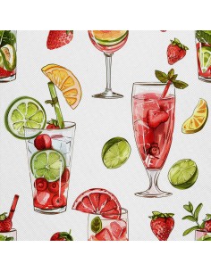 OUTDOOR DEKOSTOFFE OXFORD - Motiv Cocktail | DX8616